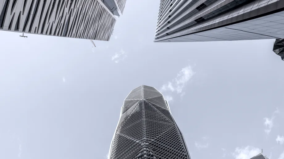 A diagrid tower in the King Abdullah Financial District, Riyadh.